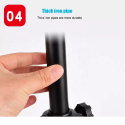 AG PREMIUM Teleskopický kovový stativ/tripod pro tablet (8-11"), černý