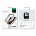 Kryt AmazingThing MINIMAL CASE pro Apple Watch 46mm - stříbrná