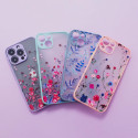 Kryt Hurtel DESIGN CASE pro iPhone 12 Pro Max - floral purple