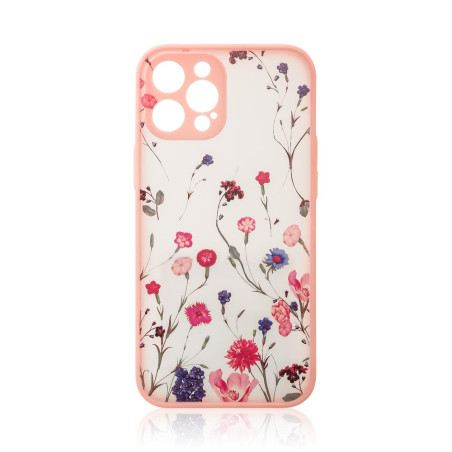 Kryt Hurtel DESIGN CASE pro iPhone 12 Pro Max flower pink