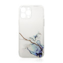 Kryt Hurtel Marble Case pro iPhone 12 Pro Max - mramorově modrý