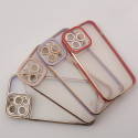 Kryt Hurtel Fashion Case iPhone 13 Pro - zlatý rám / červená