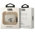 Pouzdro Karl Lagerfeld KLAPHNKCTGT pro AirPods Pro transparentní glit