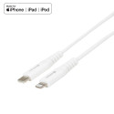 ESTUFF ES602301 Prémiový datový a nabíjecí kabel USB-C/Lightning MFi, 3m, bílý