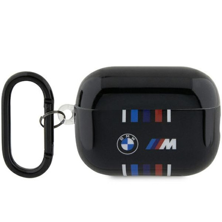 Kryt BMW BMAP222SWTK pro AirPods Pro 2 – pruhy M, černý