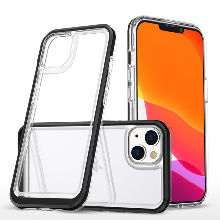 Kryt Hurtel CLEAR 3IN1 pro iPhone 14 - černý