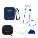 Hurtel sada příslušenství pro AirPods 2 / AirPods 1 - modrá