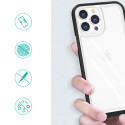 Kryt Hurtel CLEAR 3IN1 iPhone 14 – modrý rám