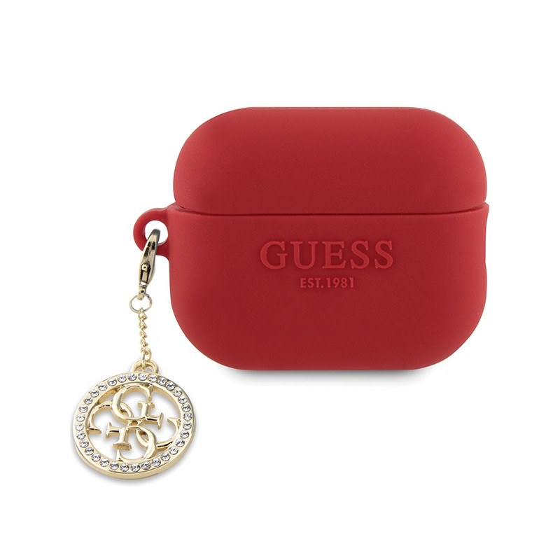 Kryt Guess GUAP23DSLGHDF pro AirPods Pro 2 - červená