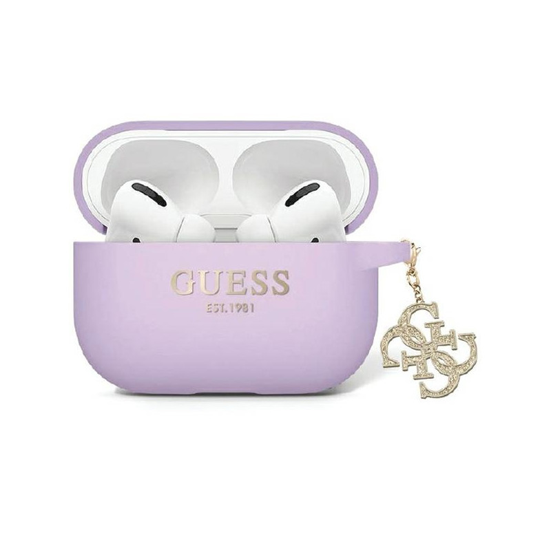 Kryt Guess GUAP2LECG4U pro AirPods Pro 2 - fialová