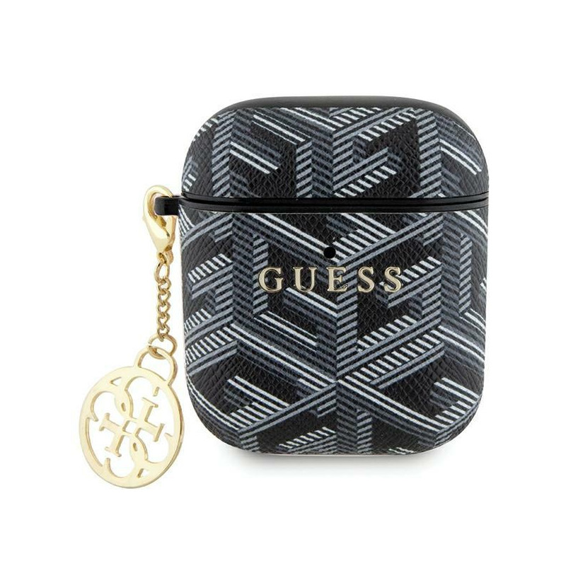 Pouzdro Guess GUA2PGCE4CK pro AirPods 1/2 - černé