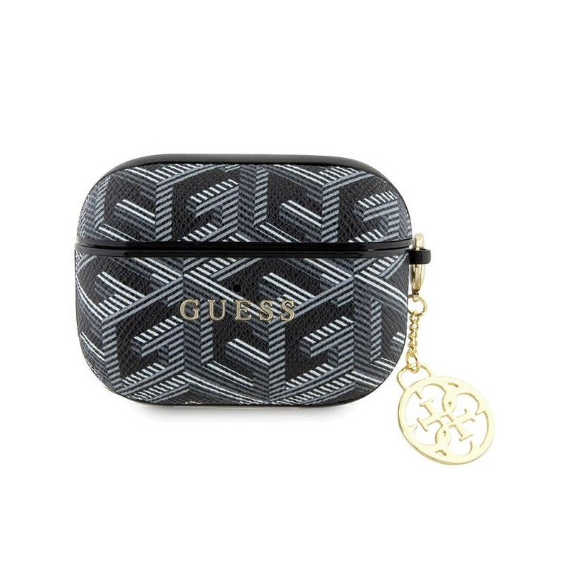 Pouzdro Guess GCube Charm pro AirPods Pro - černé