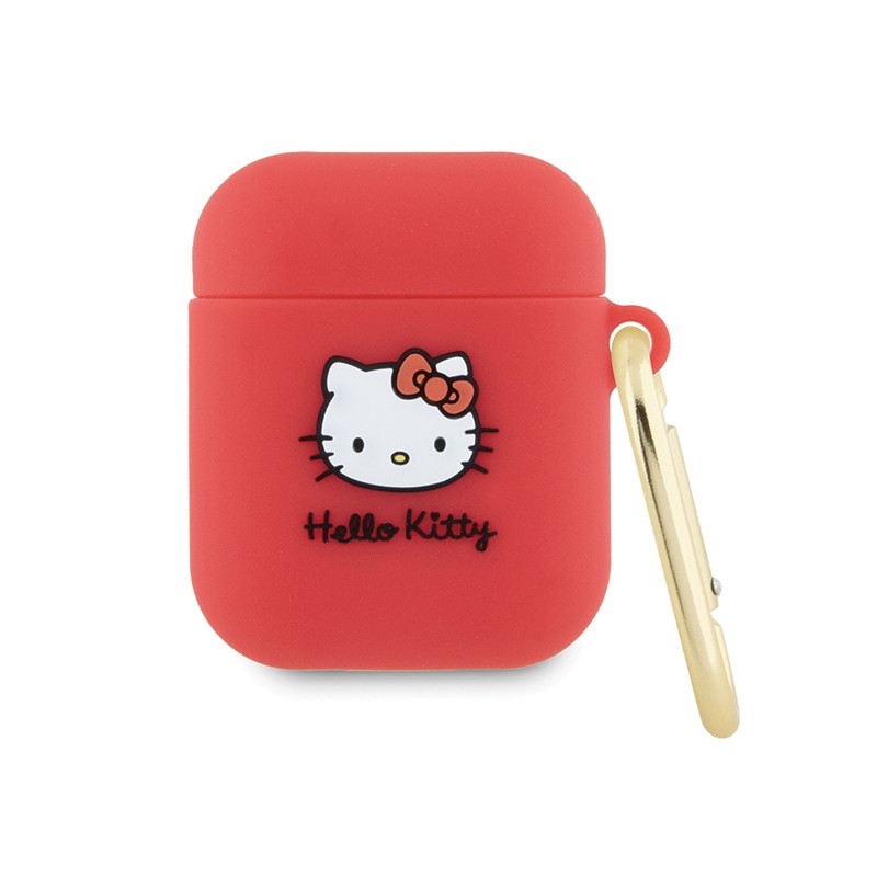 Pouzdro Hello Kitty pro AirPods 1/2 - fuchsia