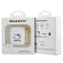Pouzdro Hello Kitty 3D KITTY HEAD pro AirPods 1/2 - bílá