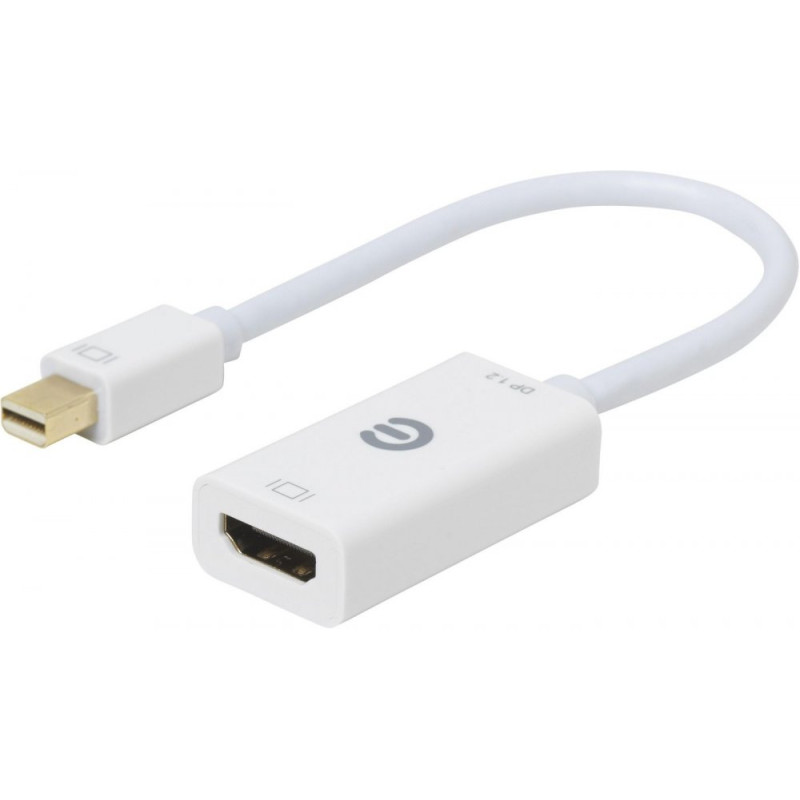 ESTUFF ES607801 Redukce Mini DisplayPort na HDMI pro starší MacBooky, bílá