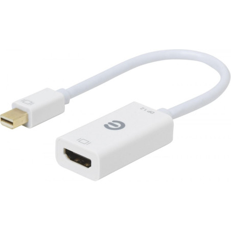 ESTUFF ES607801 Redukce Mini DisplayPort na HDMI pro starší MacBooky, bílá