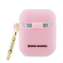Pouzdro Hello Kitty 3D pro AirPods 1/2 - pink