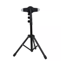 AG PREMIUM Teleskopický kovový stativ/tripod pro tablet (9,5-14,5"), černý