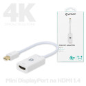 ESTUFF ES607801 Redukce Mini DisplayPort na HDMI pro starší MacBooky, bílá