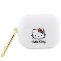 Pouzdro Hello Kitty silikon 3D pro AirPods Pro 2 - bílá