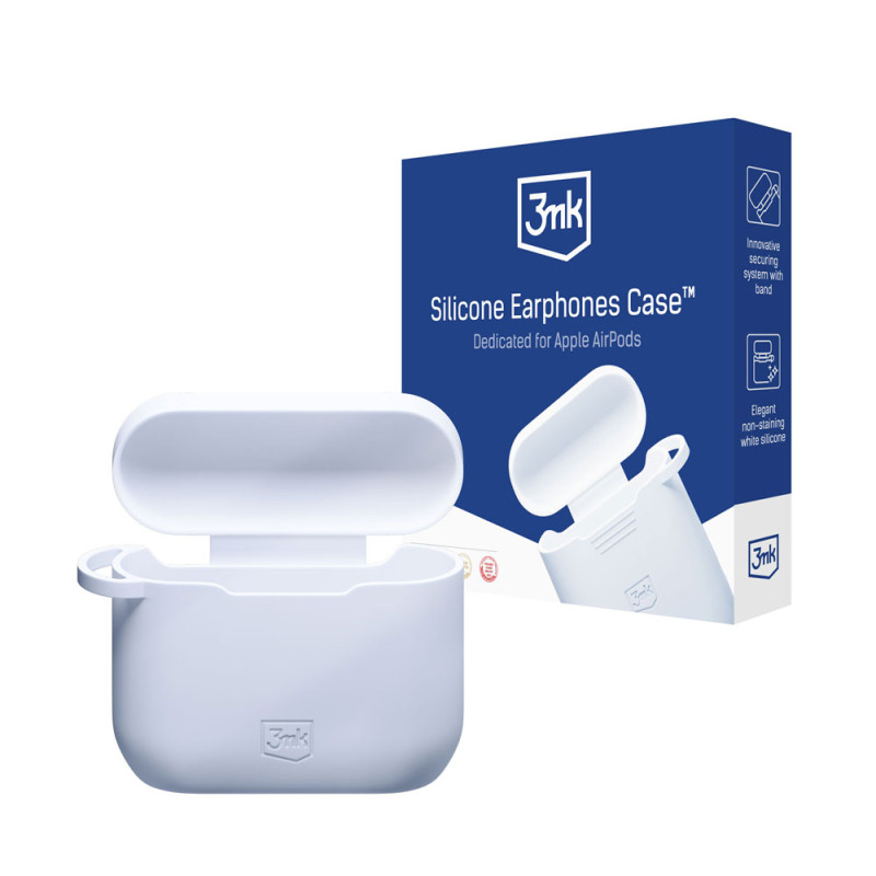 Pouzdro 3mk SILICON AIRPODS CASE pro AirPods 3 - bílá