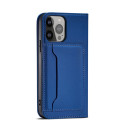 Hurtel MAGNET CARD CASE pro iPhone 14 – modré