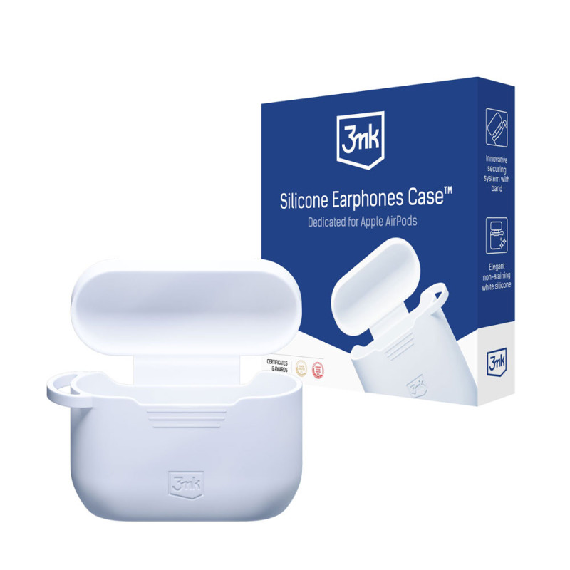 Pouzdro 3mk SILICON AIRPODS CASE pro AirPods Pro / AirPods Pro 2 - white