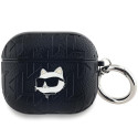Pouzdro Karl Lagerfeld CHOUPETTE MONOGRAM HEAD pro AirPods 3 - černé