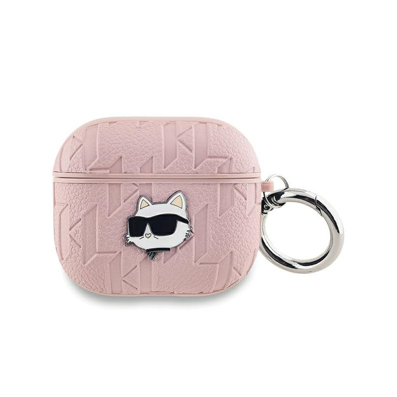Pouzdro Karl Lagerfeld CHOUPETTE pro AirPods 3 - růžové