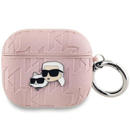 Pouzdro Karl Lagerfeld pro AirPods 3 - růžová