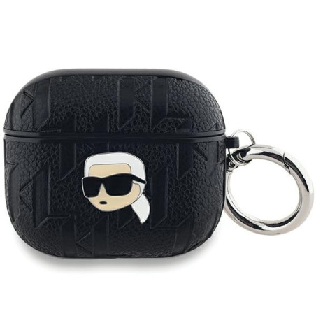 Pouzdro Karl Lagerfeld KARL MONOGRAM pro AirPods 3 - black