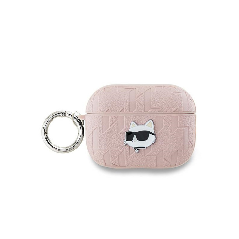 Pouzdro Karl Lagerfeld CHOUPETTE pro AirPods Pro 2 - růžové