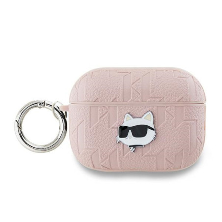 Pouzdro Karl Lagerfeld CHOUPETTE pro AirPods Pro 2 – růžové