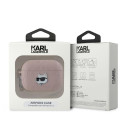 Pouzdro Karl Lagerfeld CHOUPETTE pro AirPods Pro 2 – růžové