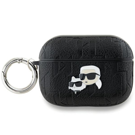 Pouzdro Karl Lagerfeld MONOGRAM pro AirPods Pro 2 - černé