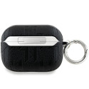 Pouzdro Karl Lagerfeld MONOGRAM pro AirPods Pro 2 - černé