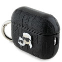 Pouzdro Karl Lagerfeld MONOGRAM pro AirPods Pro 2 - černé