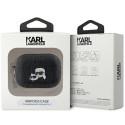 Pouzdro Karl Lagerfeld MONOGRAM pro AirPods Pro 2 - černé
