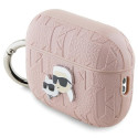 Pouzdro Karl Lagerfeld MONOGRAM pro AirPods Pro 2 - růžové