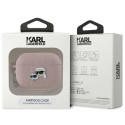 Pouzdro Karl Lagerfeld MONOGRAM pro AirPods Pro 2 - růžové