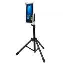 AG PREMIUM Teleskopický kovový stativ/tripod pro tablet (9,5-14,5"), černý