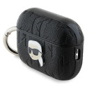 Pouzdro Karl Lagerfeld MONOGRAM Karl Head pro AirPods Pro 2 - černé