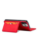Kryt Hurtel MAGNET CARD CASE iPhone 14 Plus – červená