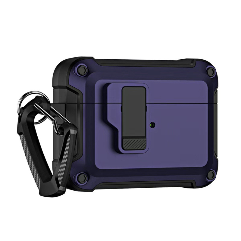 Pouzdro Hurtel PRO ARMOR pro AirPods 4 - fialové
