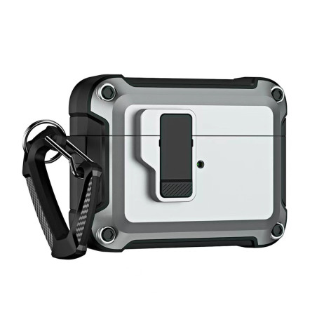 Hurtel PRO ARMOR pouzdro pro AirPods 4 - světle šedé