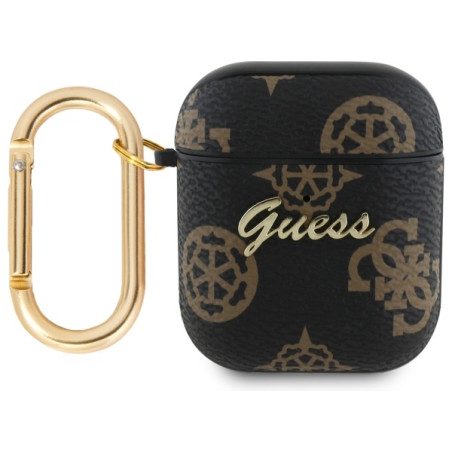 Kryt Guess GUA2PG4GPK pro AirPods 1/2 - černá/černá