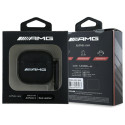 Pouzdro Mercedes AMG Leather pro AirPods 4 - black/white