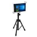 AG PREMIUM Teleskopický kovový stativ/tripod pro tablet (9,5-14,5"), černý