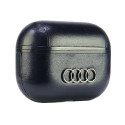 Pouzdro Audi Leather Big Logo pro AirPods Pro 2 - černá