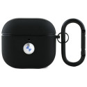 Kryt BMW BMA4SSLBK pro AirPods 4 černá - stříbrné logo
